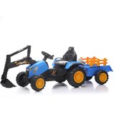 Premium Stil Traktor sa prikolicom i pokretnom kašikom Plavi ( 13707 ) Cene