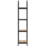 vidaXL Knjižna polica artisan hrast 40 x 30 x 146 cm Konstruiran les | Shoptok.si