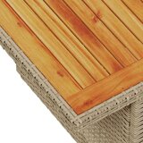 vidaXL 5-dijelni set vrtnih sofa s jastucima poliratan i bagrem bež | shoptok.hr