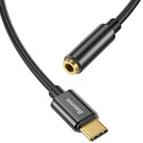 Baseus L54 USB-C na 3,5 mm ženski adapter DAC 24 bit 48 KHz črne barve | Shoptok.si