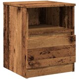 Maison Chic Nočna omarica - Nočna miza Old Wood 40x40x50 cm Inženirski les, (21687817) Cene