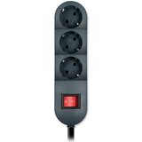 Aling Conel Priključnica trostruka MAX 3600W antracit 3m sa indikatorskom sklopkom - ALING | ePonuda.com