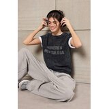TRENDYOLMILLA Ženska majica TWOSS26TS00015, Antracit | Eponuda.com