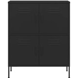 vidaXL Omara za shranjevanje črna 80x35x101,5 cm jeklo | Shoptok.si