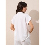 Sinsay Viskozna košulja s primjesom lana | shoptok.hr