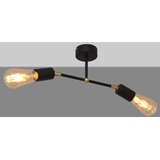  Plafonski luster ROSETTE 2xE27/15W/230V crna/zlatna | Eponuda.com