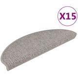  Samoljepljivi otirači za stepenice 15 kom 65x21x4 cm srebrni | shoptok.hr