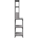  Pekarski stalak sa 6 razina sivog sonome 90x40x180 cm drveni | shoptok.hr