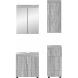  Set namještaja za kupaonicu TULUM 4 pcs Siva Sonoma | shoptok.hr