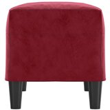  Klupa crvena boja vina 70 x 35 x 41 cm baršunasta | shoptok.hr