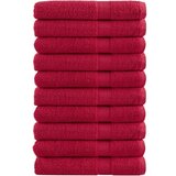 vidaXL Premium brisače 10 kos rdeča 80x200 cm 600 g/m2 100 % bombaž Cene