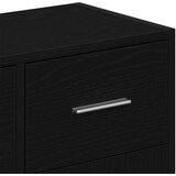  Komoda crni hrast 91x28x75 cm Inženirsko drvo | shoptok.hr
