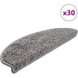  Prostirke za stepenice 30 kom 65x21x4 cm sive poluokrugle velike | shoptok.hr