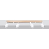 Sollux SL.1289 - Spot lampa VERDO 4xGU10/10W/230V bela | Eponuda.com