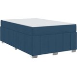  Konstrukcija postelje z vzmetnico Modra 120 x 200 cm blago, (5000127389) | Shoptok.si