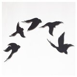 WALLXPERT dekorativni metalni zidni pribor birds APT646MS Cene