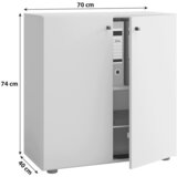MID.YOU pisarniška omara lona, bukev | Shoptok.si