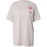 Nike Sportswear Majica smeđa / ljubičasta / roza / bijela