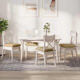 vidaXL Jastučići za sjedenje 4 pcs Siva zelena 40 x 40 x 6 cm | shoptok.hr