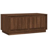 Maison Chic Klubska mizica - kavna mizica - Nizka mizica rjavi hrast 102x50x44 cm inženirski les, (21754487) Cene