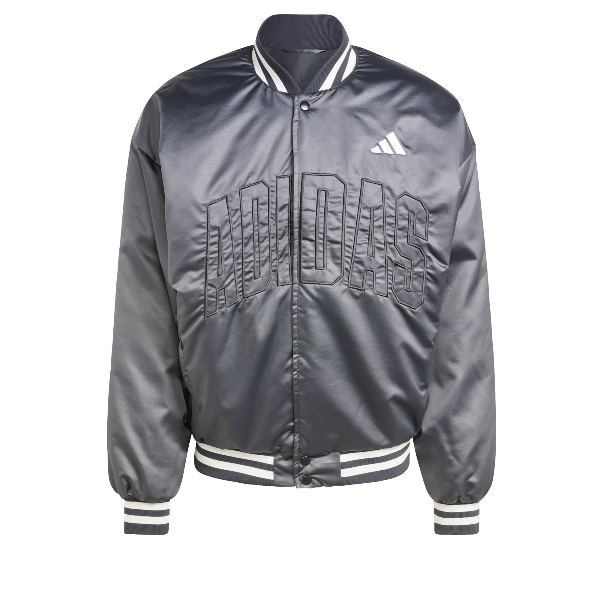 Adidas Športna jakna 'STADIUM' črna / naravno bela Cene