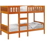  Krevet na kat voštano smeđi 90x190 cm od masivne borovine | shoptok.hr