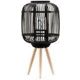  Lanterna z nogicami (višina: 43 cm, ratan, črna) | Shoptok.si