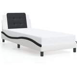  Okvir kreveta s LED-om bez madraca Zadar bijelo-crni 80x200cm | Eponuda.com