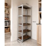 Office Elegante Metalna Polica 150x70x30 cm 5 Nivoa Nosivost 875 kg ( OE-MS-1507030 ) Cene