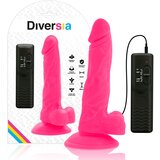 DIVERSIA vibracijski penis flexible pink (18 cm) | Shoptok.si