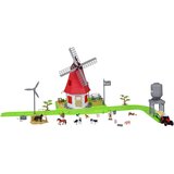  Set farma s vjetrenjačom, traktorom i figurama životinja, 101 dio | shoptok.hr