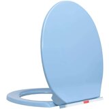 vidaXL WC deska s počasnim zapiranjem modra ovalna, (20609065) | Shoptok.si