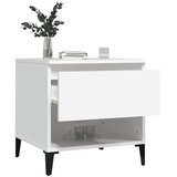 vidaXL stranska mizica 2 kosa bela 50x46x50 cm inženirski les | Shoptok.si