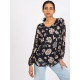 Italy Moda Blouse-DHJ-BZ-8643-1.37P-black-beige | shoptok.hr