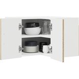  Zidni kutni ormar PORTO Sonoma hrast 57 x 57 x 40 cm | Eponuda.com