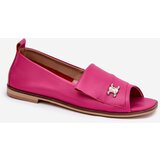 Zazoo Leather Elegant Ballerinas With Open Toes | Shoptok.si