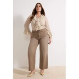 Trendyol Ženske pantalone Tbbss24Cj00050, Smeđe | Eponuda.com