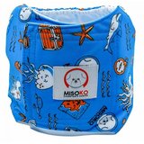 Misoko Periva pelena za mužjake Diapers Reusable Male, Plava, Octopus, S Cene