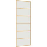  Klizna vrata zlatna 76x205 cm matirano staklo ESG i aluminij | shoptok.hr