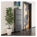 ormar za cipele locking 4 piece metal anthracite