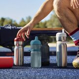 Mepal Športna steklenica Twist 600 ml / črna / PP, inox, silikon, (5000199029) | Shoptok.si