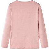  Dječja majica dugih rukava svjetloružičasta 116 | shoptok.hr