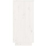 Konzolna omarica bela 60x34x75 cm trdna borovina, (20654503) | Shoptok.si