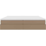 Krevet s madracem i skladištem Boja cappuccina 200 x 200 cm | Eponuda.com