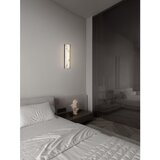 Nova Luce Bela/mat črna LED stenska svetilka v kamnitem dekorju Shado – | Shoptok.si
