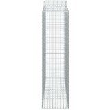  Lučne gabionske košare 3 kom 200x50x180/200cm pocinčano željezo | shoptok.hr