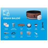 MSpa Masažni bazen tvrde konstrukcije za 6 osoba ø 173 cm dubina 65 cm Duet F-DU062W – | shoptok.hr