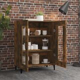  Komoda boja dimljenog hrasta 69,5x34x90 cm konstruirano drvo | shoptok.hr