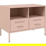 vidaXL TV omarica 2 kosa roza 68x39x50,5 cm valjano jeklo | Shoptok.si