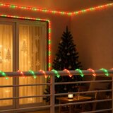  Božićno LED svjetlosno crijevo 2400 LED lampica Crvena Zelena - Crvena i zelena 100 m | shoptok.hr